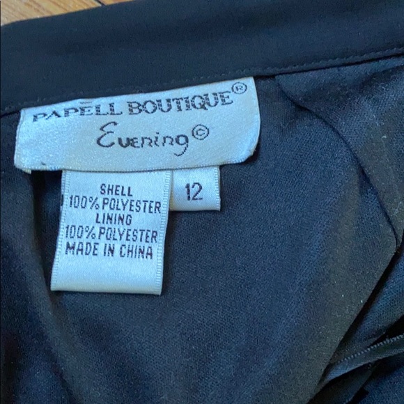 Wide leg high waisted lined flowy evening pants - Picture 4 of 5